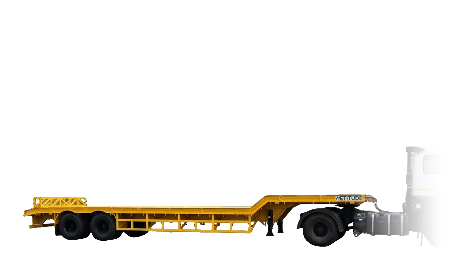 42ft Double Axle Semi Low Bed Trailer